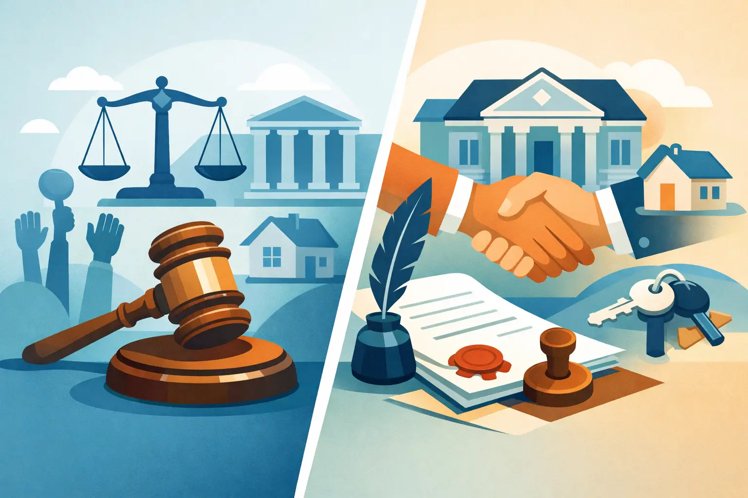Diferencia entre subasta judicial y notarial